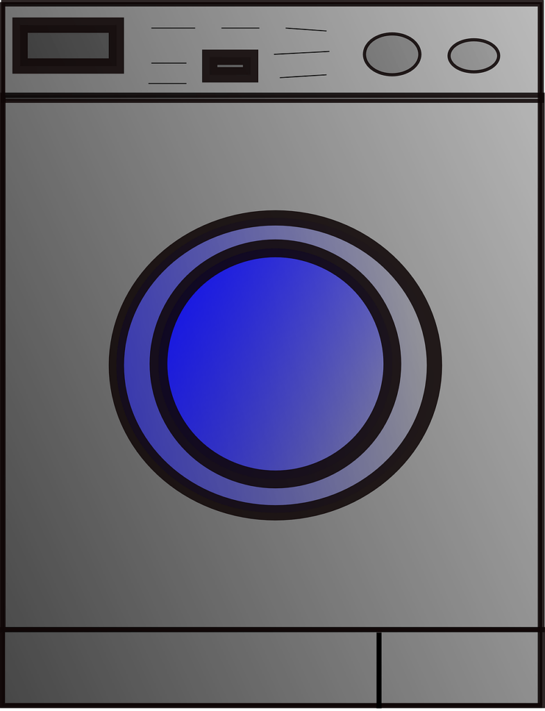 a clipart image of a washing machine.